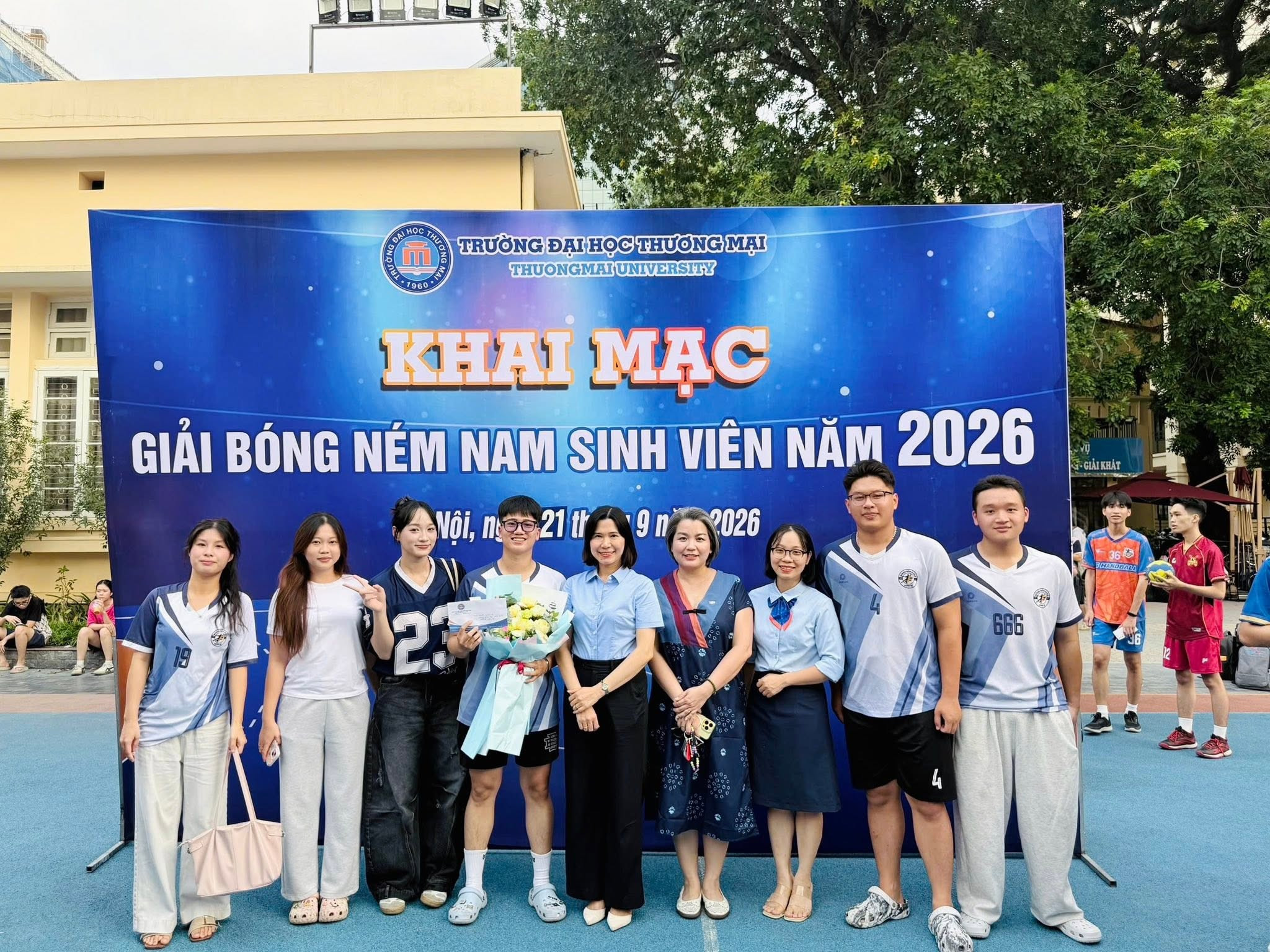 KHAI MẠC GIẢI BÓNG NÉM NAM SINH VIÊN NĂM 2026