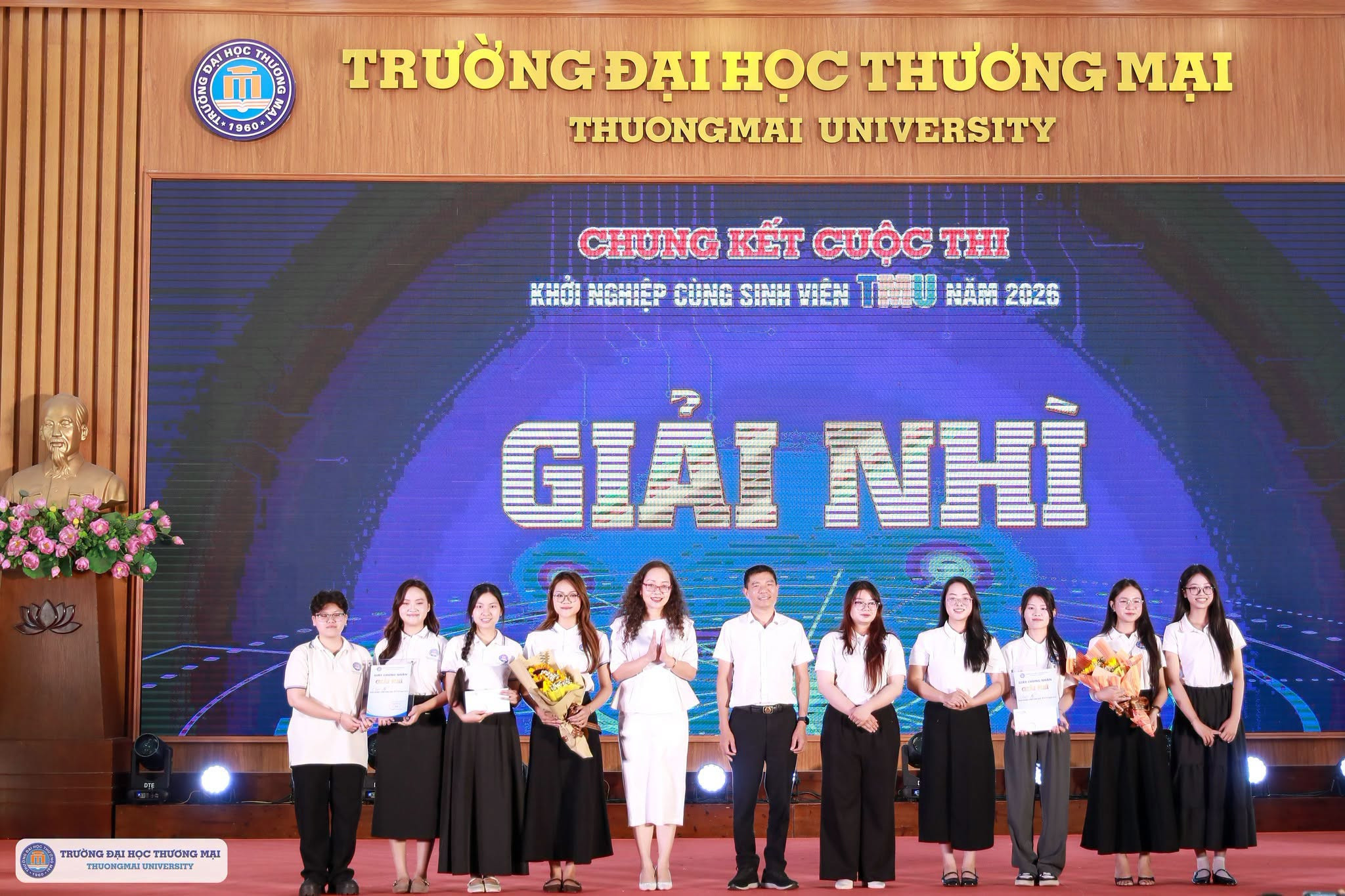 Sinh viên Khoa Kinh tế xuất sắc đạt Giải Nhì với dự án Brave Seedling tại Chung kết Cuộc thi Khởi nghiệp cùng sinh viên TMU năm 2026