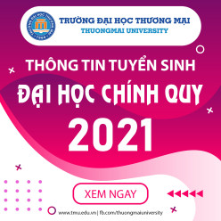 Thông tin tuyển sinh Đại học chính quy năm 2021