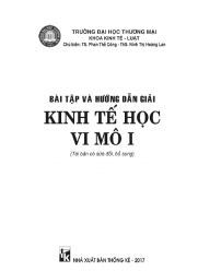 Bài tập và hướng dẫn giải Kinh tế học vi mô 1